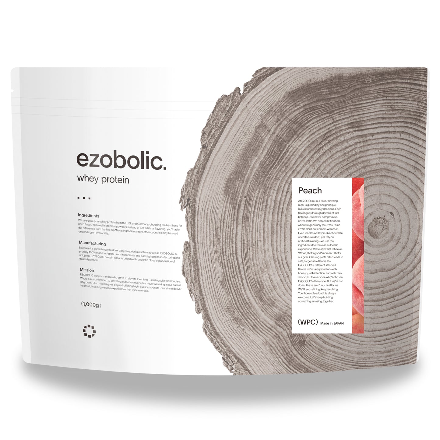 EZOBOLICプロテイン WPC100% ピーチ