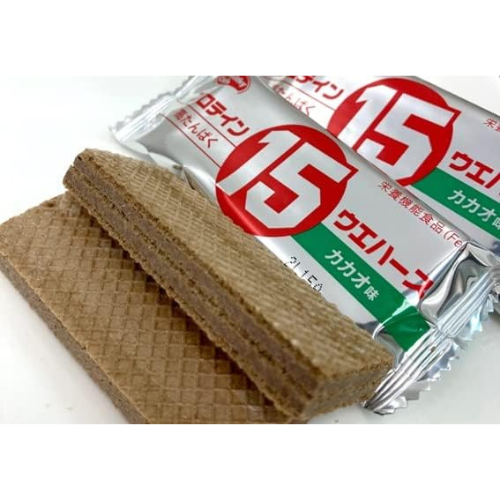 プロテイン15ウエハース カカオ/レモンバニラ