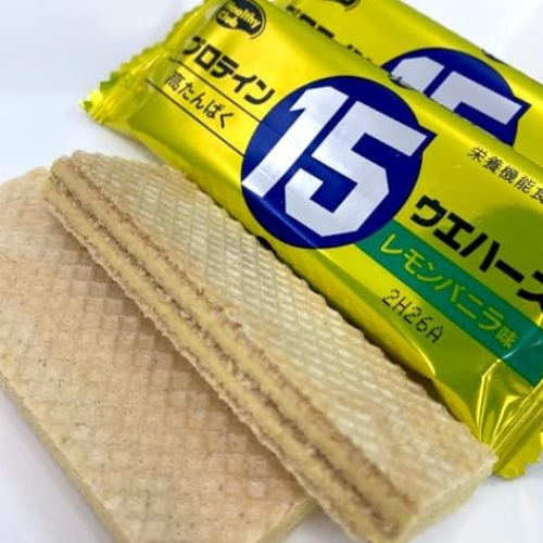 プロテイン15ウエハース カカオ/レモンバニラ