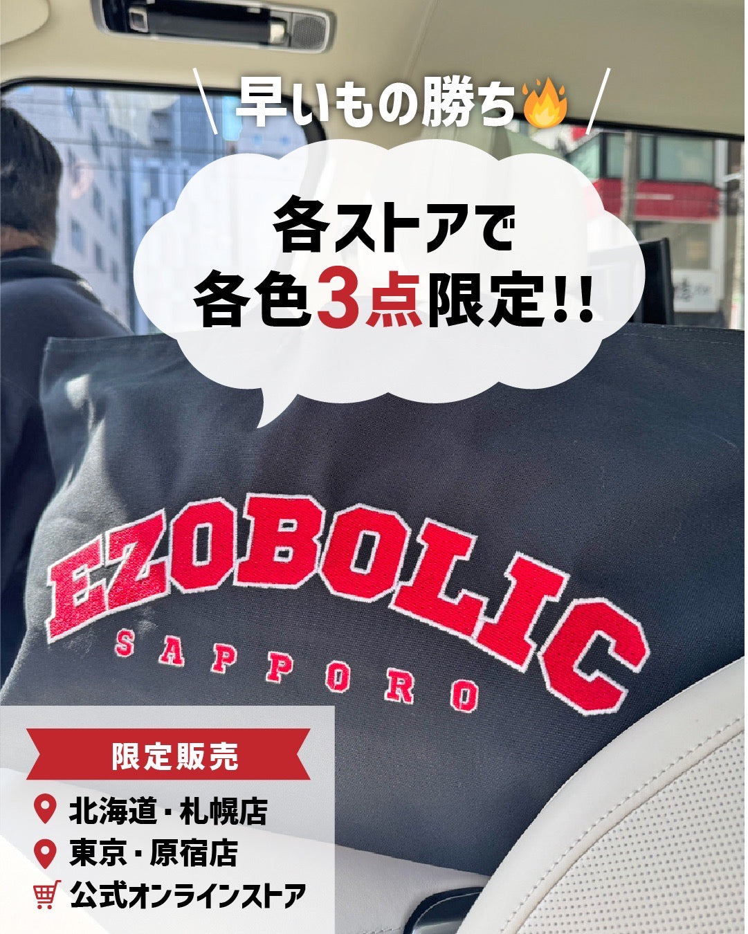EZOBOLICStitchTote カレッジロゴver.