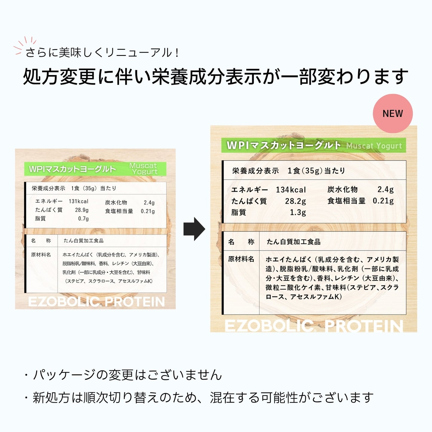 EZOBOLICプロテイン WPI100% マスカットヨーグルト