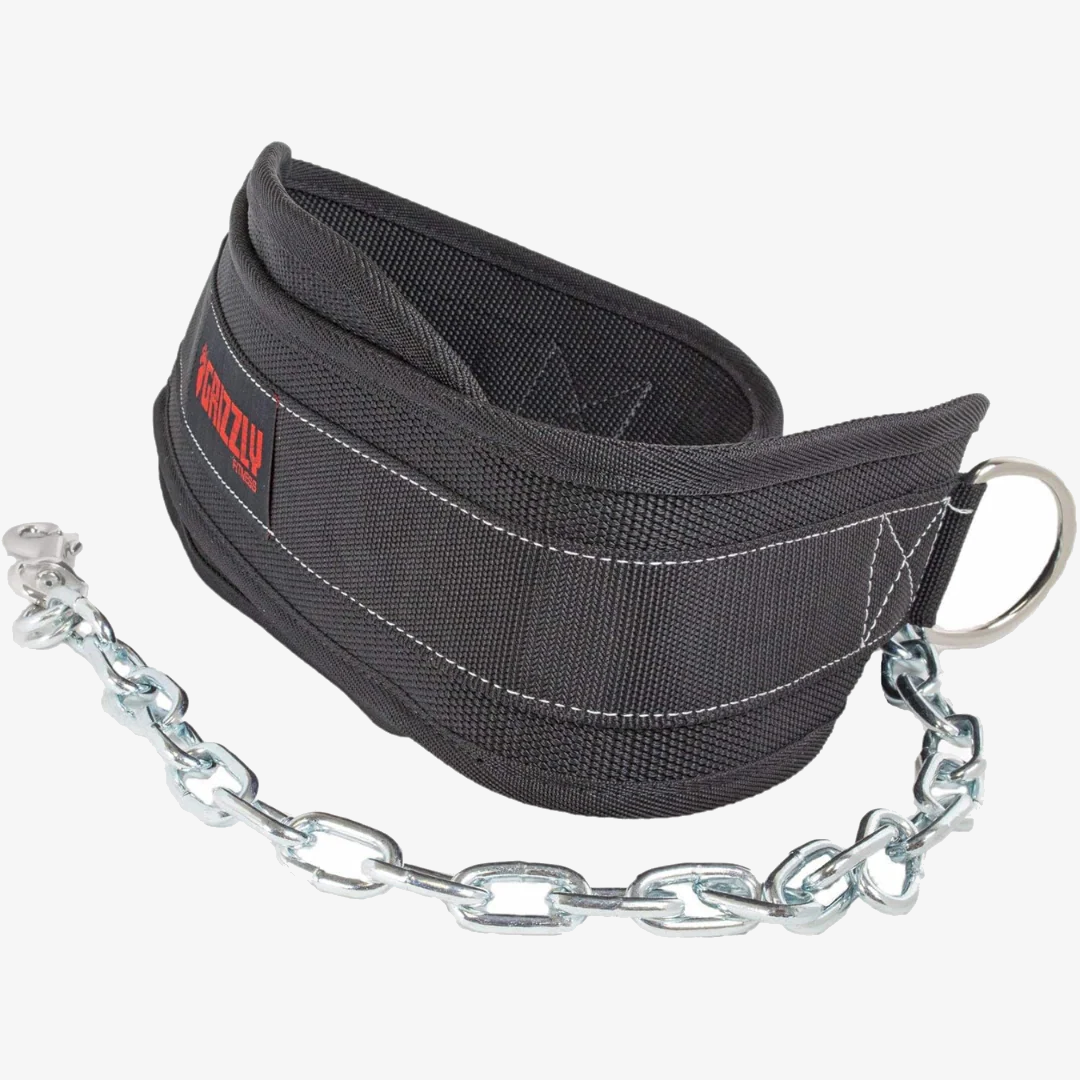 【本気のトレーニーに贈る】 GRIZZLYナイロンディッピングベルト (耐荷重40kg)