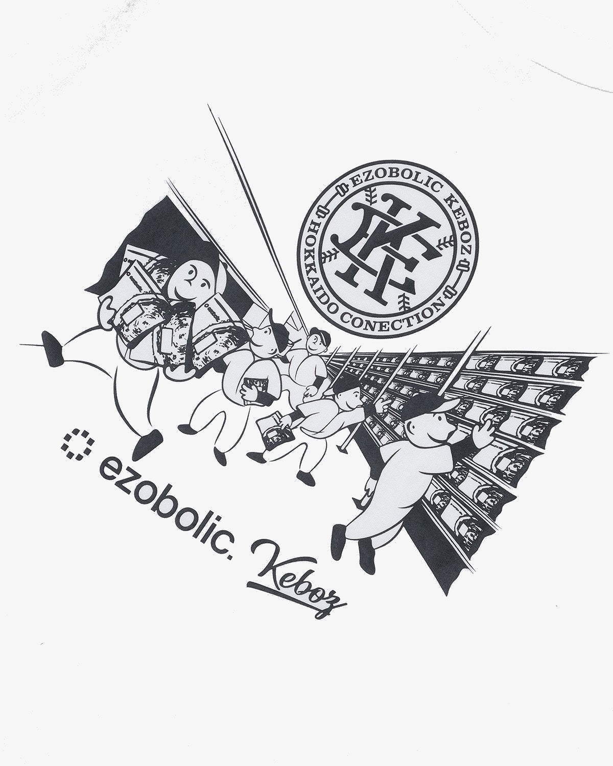 ezobolic×KEBOZ SHOP S/S TEE