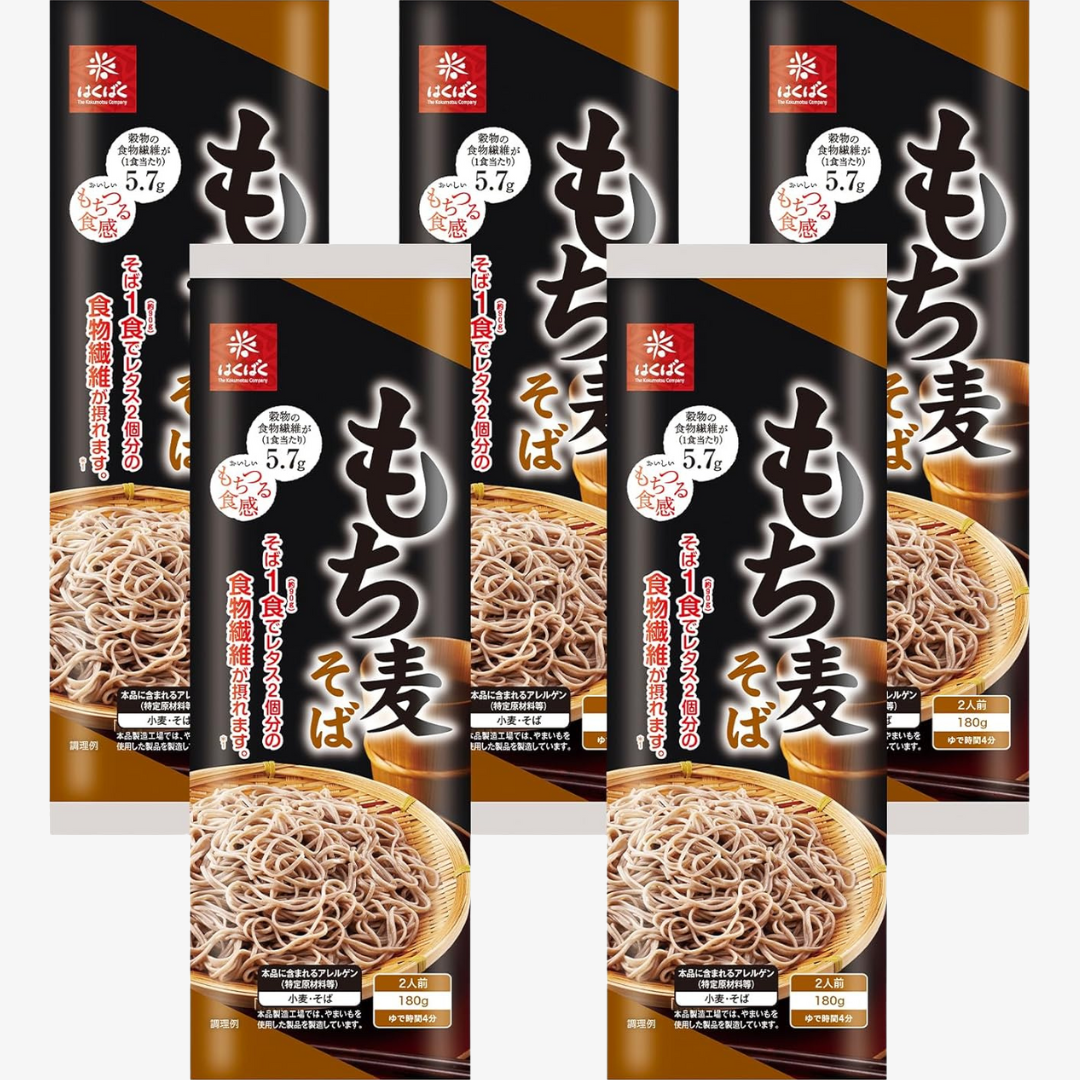 はくばく もち麦そば180g(2食分)｜エゾボリック公式