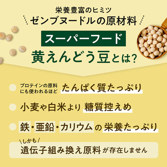 【細麺タイプの豆100%麺】 ZENBゼンブヌードル