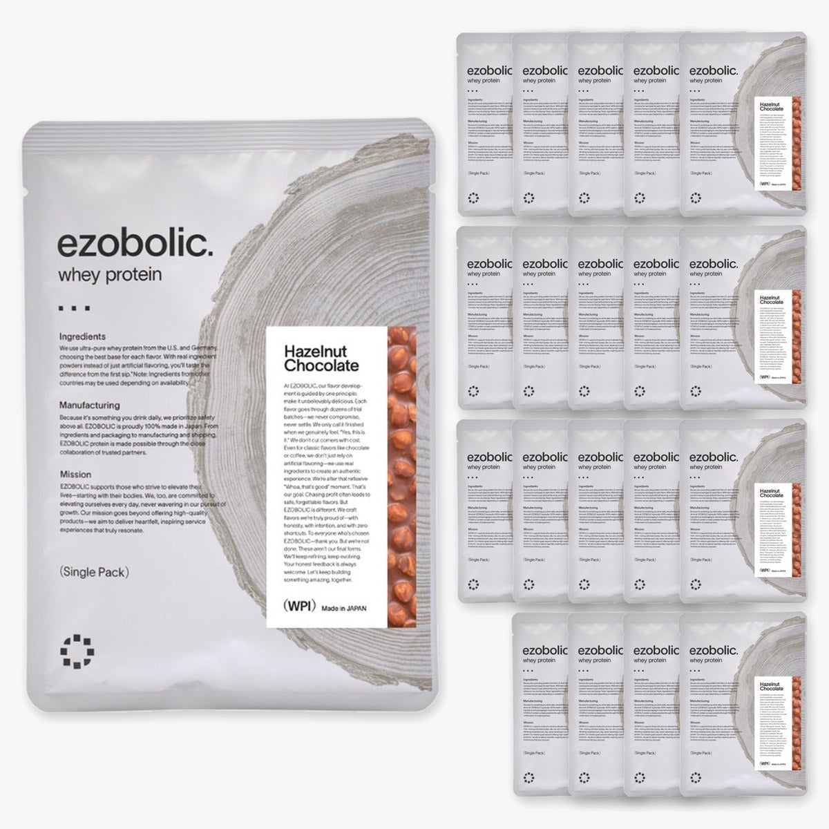 ezobolicプロテイン 個包装 WPI全4種セット