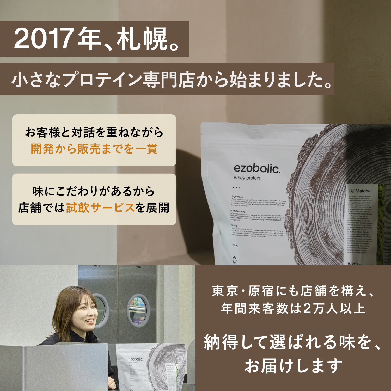 ezobolicプロテイン　WPC100% ノンフレーバー