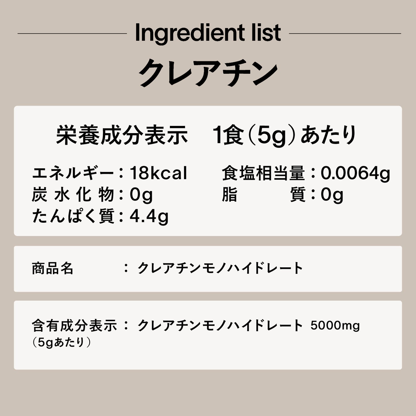 ezobolic CREATINE（MONOHYDRATE）