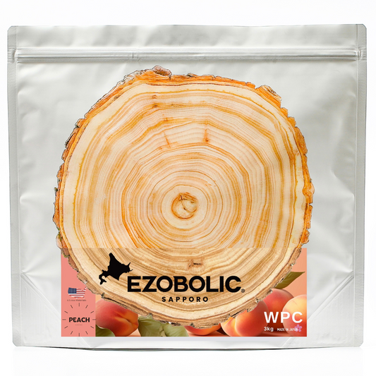 【Amazon倉庫から出荷※複数割対象外】EZOBOLICプロテイン　WPC100% ピーチ　※数量限定