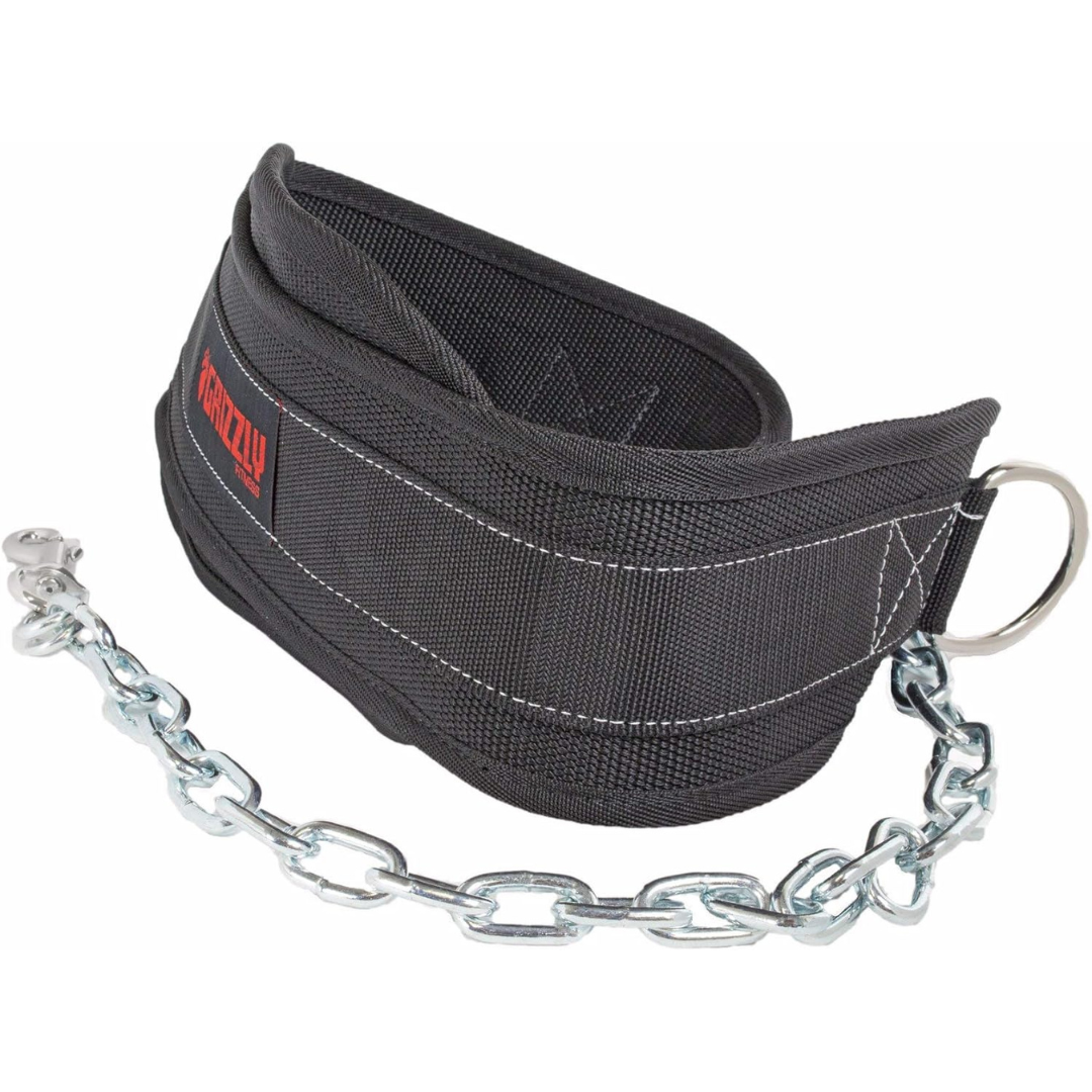 【本気のトレーニーに贈る】 GRIZZLYナイロンディッピングベルト （耐荷重40kg）