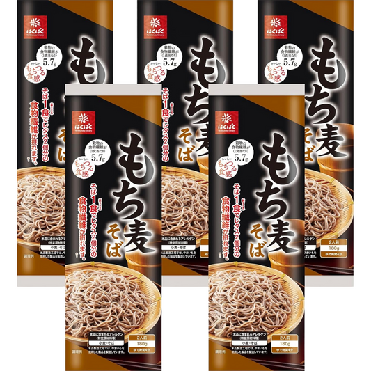 はくばく もち麦そば 180g（2食分）