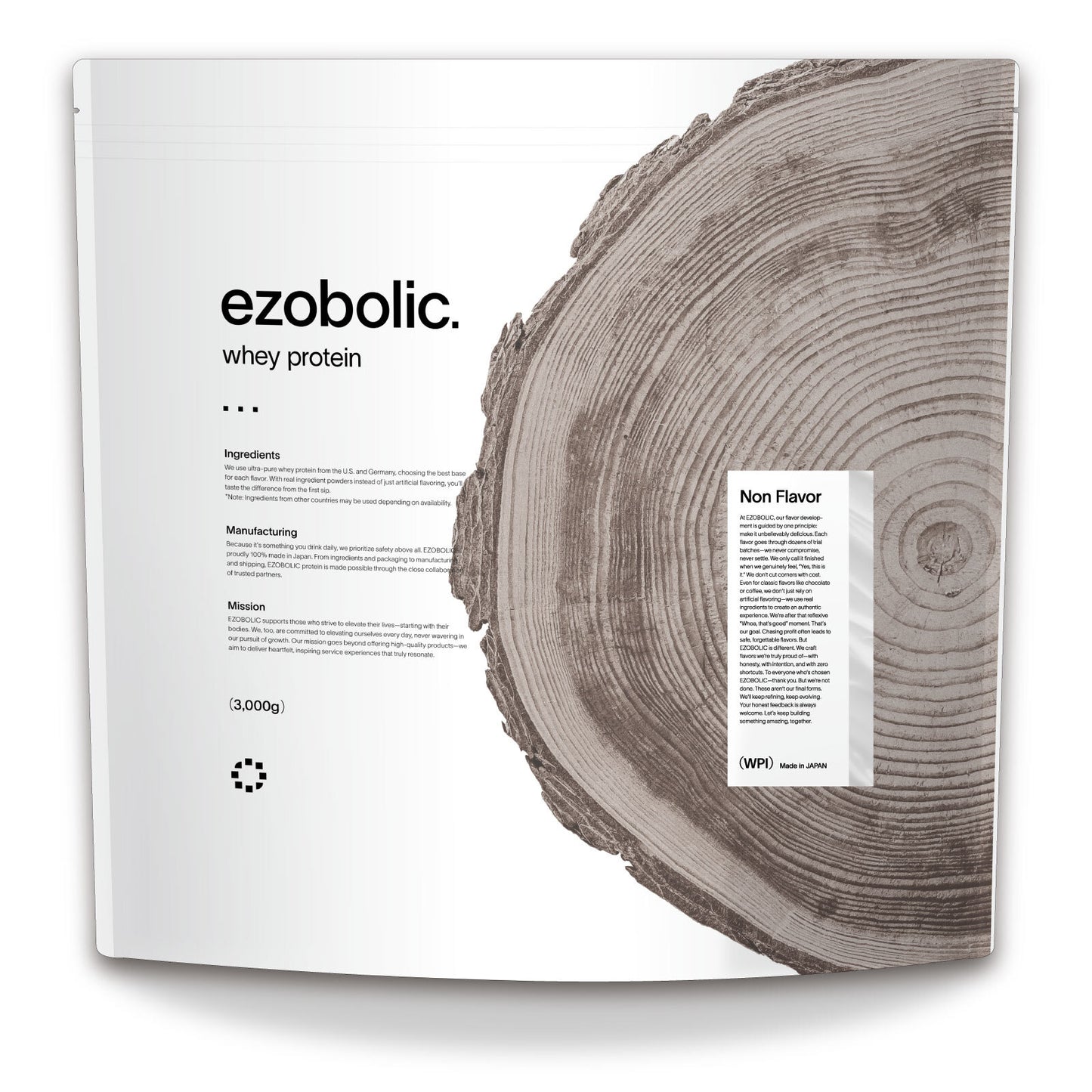 EZOBOLICプロテイン WPI100% ノンフレーバー　