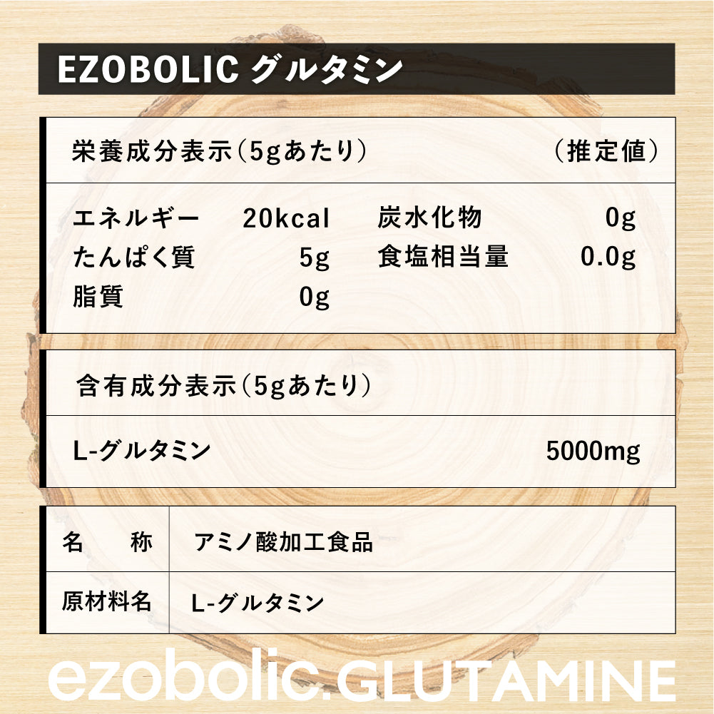 RING 4 ランクアップ特典 ezobolic GLUTAMINE