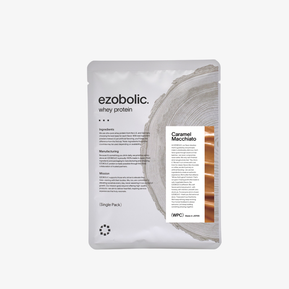 EZOBOLICプロテイン　キャラメルマキアート風味　3kg ezobolicプロテイン WPC100% キャラメルマキアート｜エゾボリック公式