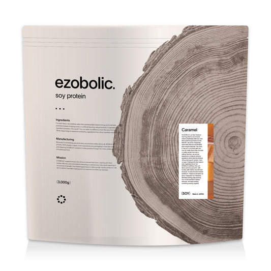 ezobolicソイプロテイン キャラメル風味 【予約販売受付中／※期間限定リリース記念価格】 →7月上旬順次発送