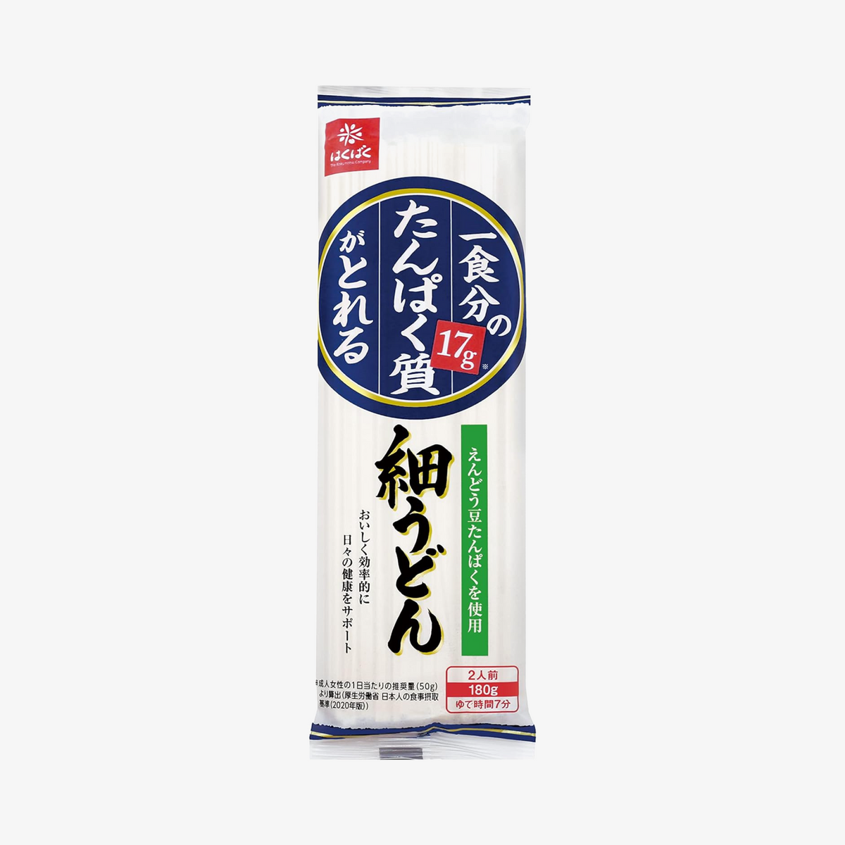 一食分のたんぱく質がとれる細うどん180g｜エゾボリック公式
