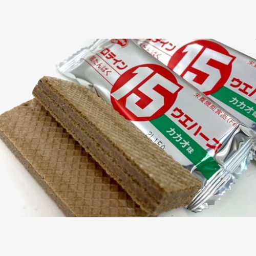 プロテイン15ウエハース カカオ／レモンバニラ