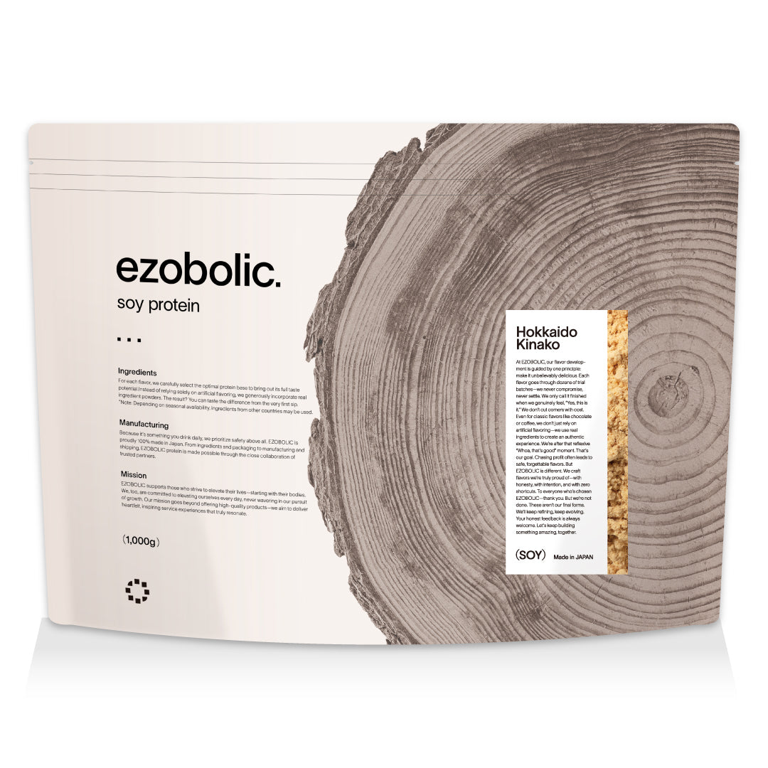 ezobolicソイプロテイン 北海道きなこ風味 【予約販売受付中／※期間限定リリース記念価格】 →7月上旬順次発送