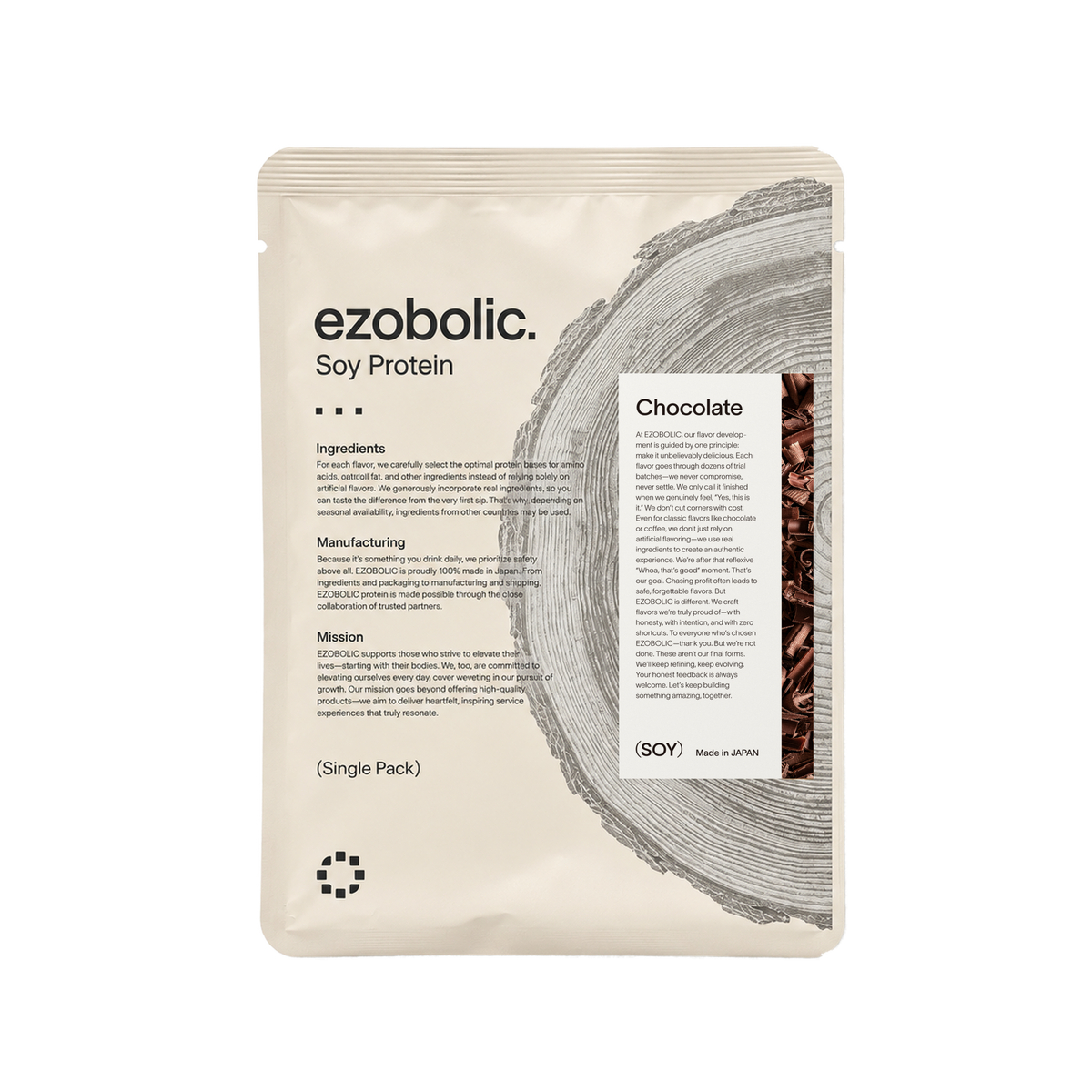 ezobolicソイプロテイン チョコレート風味