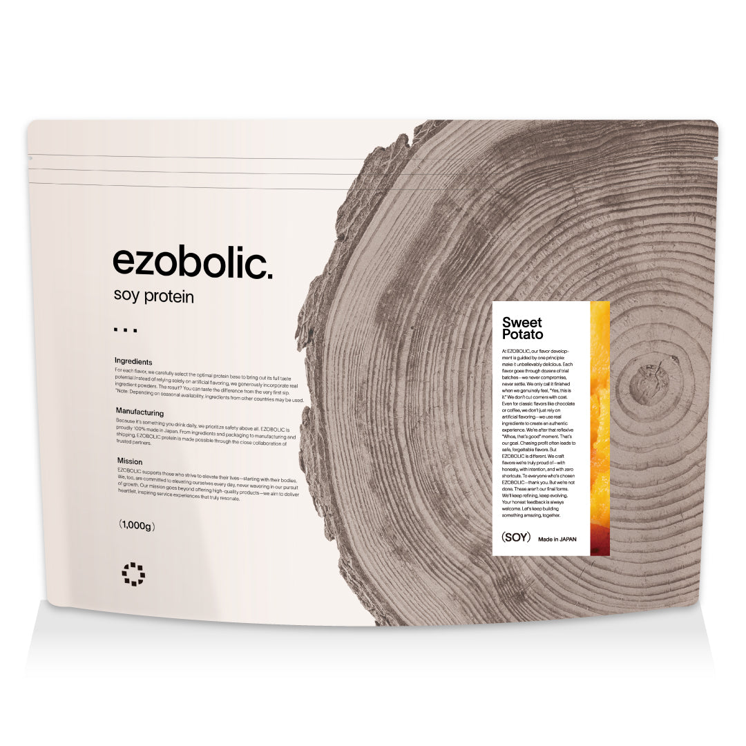 ezobolicソイプロテイン スイートポテト風味 -coming soon-
