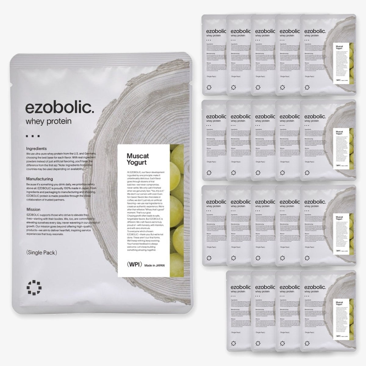 ezobolicプロテイン 個包装 WPI全4種セット