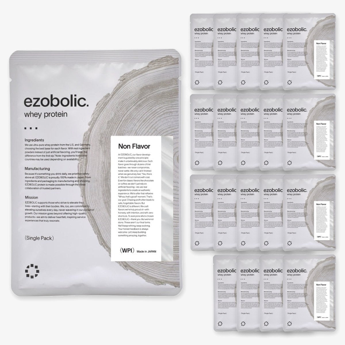 ezobolicプロテイン 個包装 WPI全4種セット